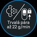 Trvalá pára až 22 g/min